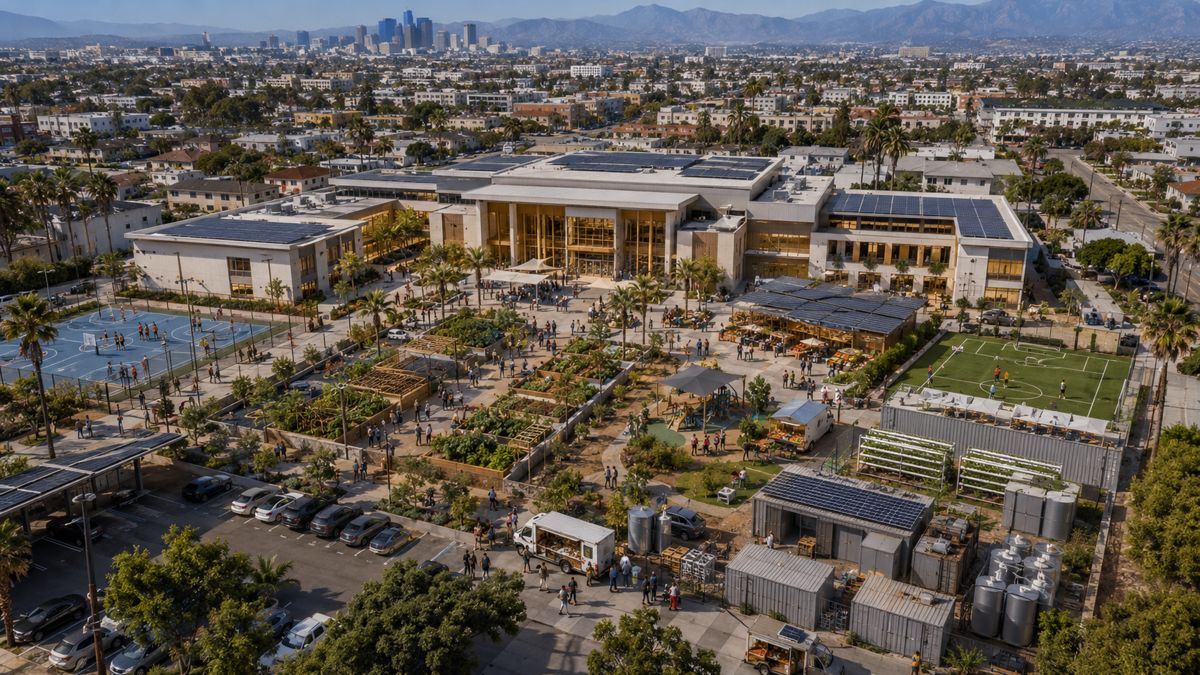 One City Commons — campus aerial